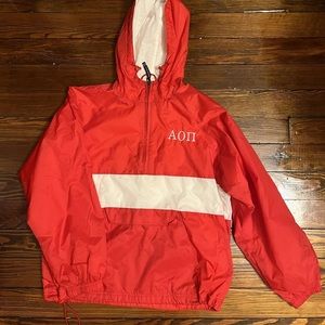 AOPII Red Charles River Jacket